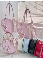 Sheep Puff Cookie Heart Matte Edition Bags(Reservation/5 Colours/3 Sizes/Full Payment Without Shipping)